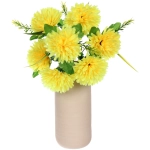 Искусственные цветы «Цветочная мелодия» Хризантемы 40см 7 цветков желтые