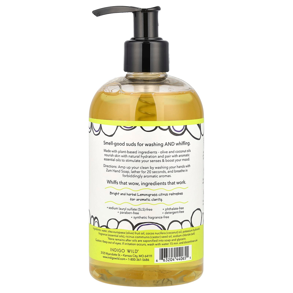 ZUM, Zum Hand Soap, лемонграсс, 354 мл (12 жидк. унц.)