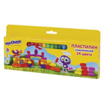 Пластилин 24 цв., 480 г "ЮНЛАНДИК-АРХИТЕКТОР" (ЮНЛАНДИЯ) (Комплект 6шт.)