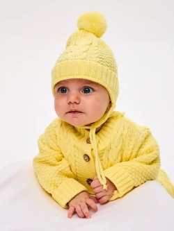 вязаный комбинезон для новорожденных