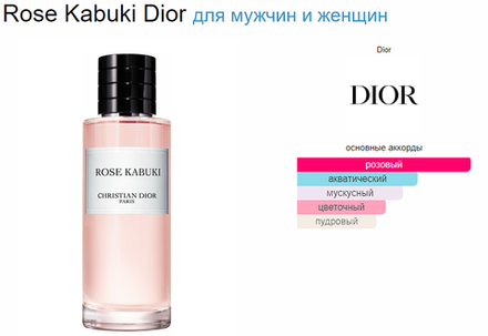 Christian Dior Rose Kabuki 125 ml (duty free парфюмерия)