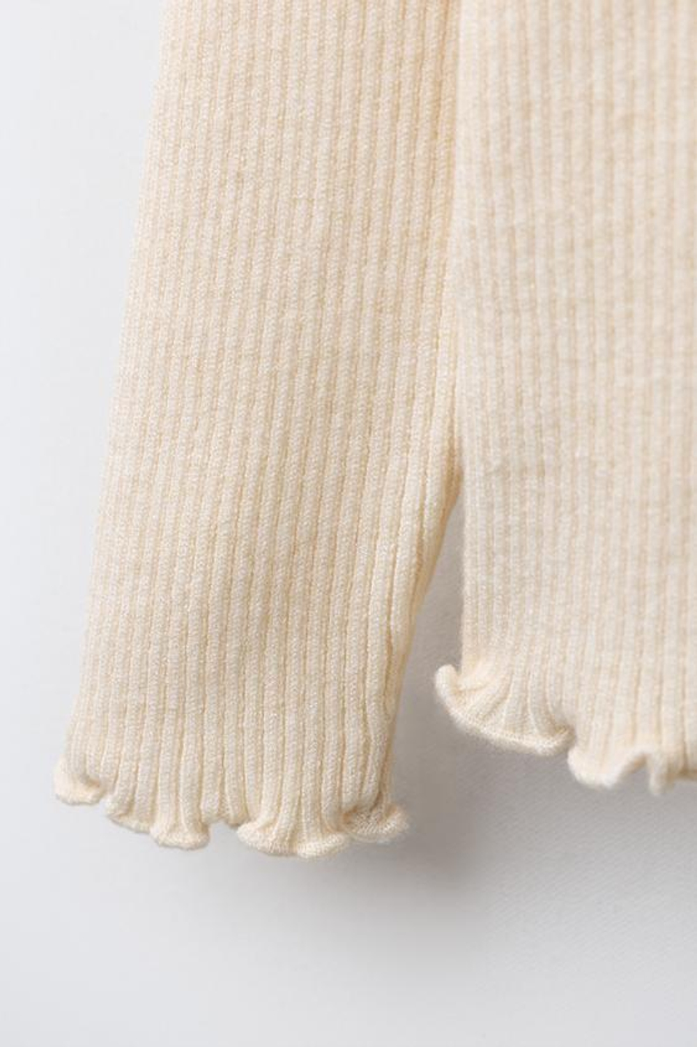 ZARA ЛОНГСЛИВ В РУБЧИК, СЛОНОВАЯ КОСТЬ