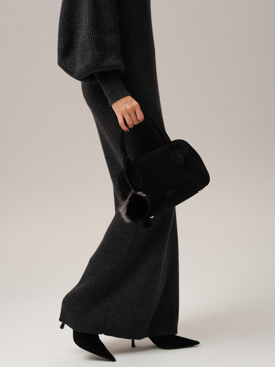 Замшевая сумка DBR 31348 черный
