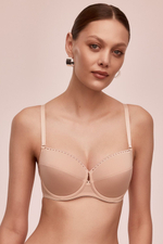 Бюстгальтер-балконет Elena (Размер: 65E) (Цвет: черный)