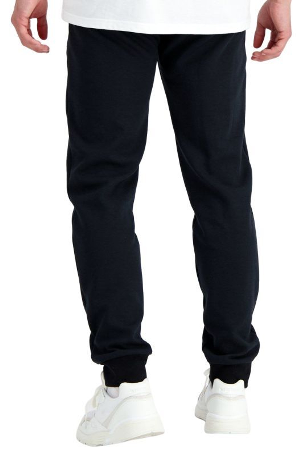 Мужские теннисные штаны Le Coq Sportif ESS Pant Slim N°1 SS23 - черный