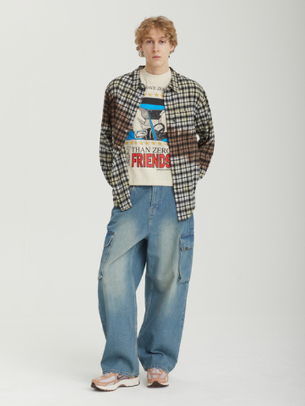 Мужские Джинсы Loose Fit Denim Cargo