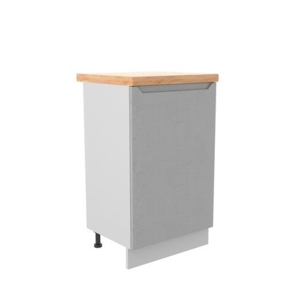 Кухня Модуль МС 500 (левый) Тренто Штукатурка серая