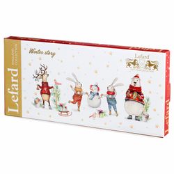 БЛЮДО ОВАЛЬНОЕ LEFARD "WINTER STORY" 34*14,5 СМ (КОР=12ШТ.)