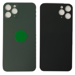 Задняя крышка для Apple iPhone 11 Pro Темно-зеленый ( широкий вырез под камеру) - Премиум
