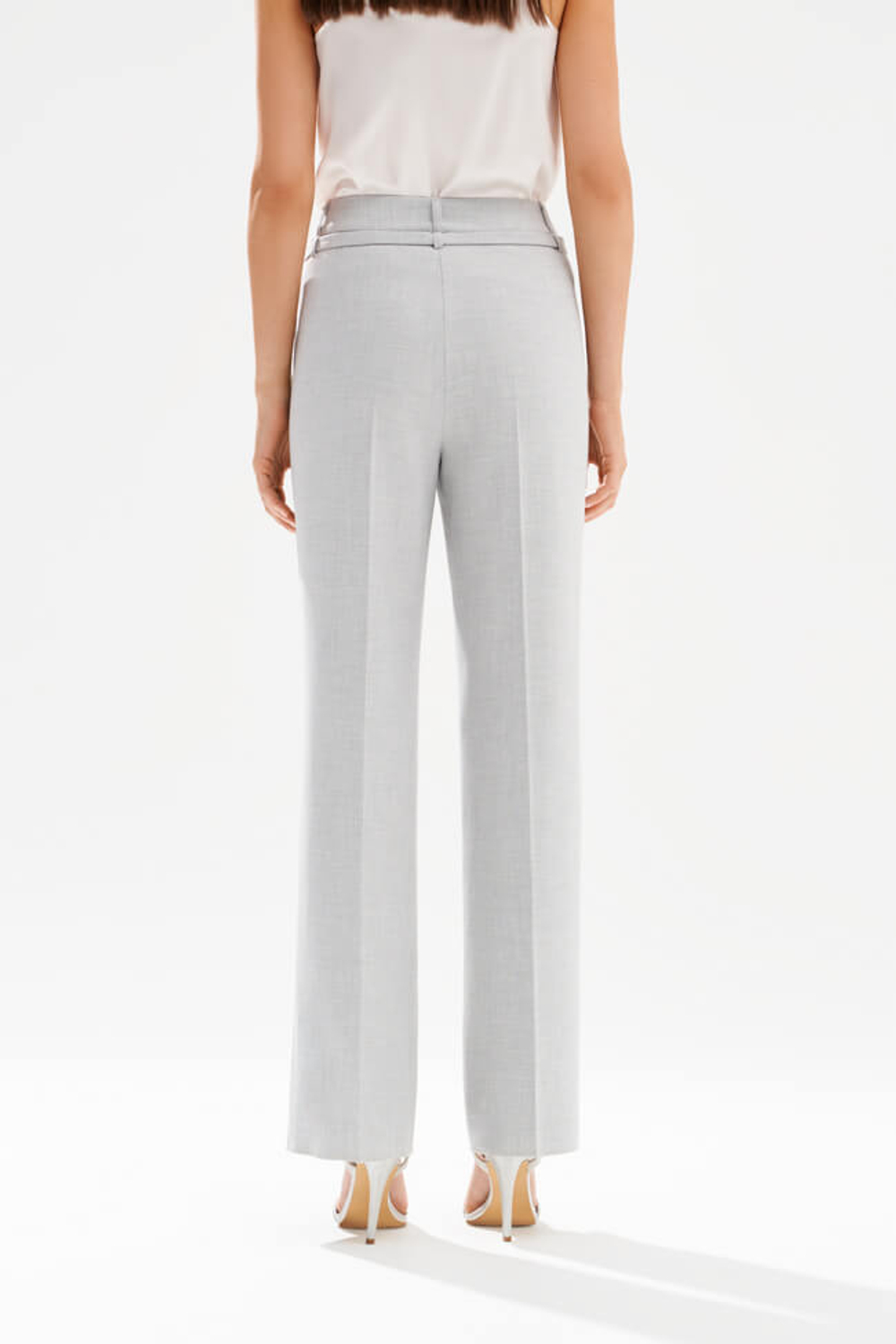 31262 Брюки женские (серый меланж.)