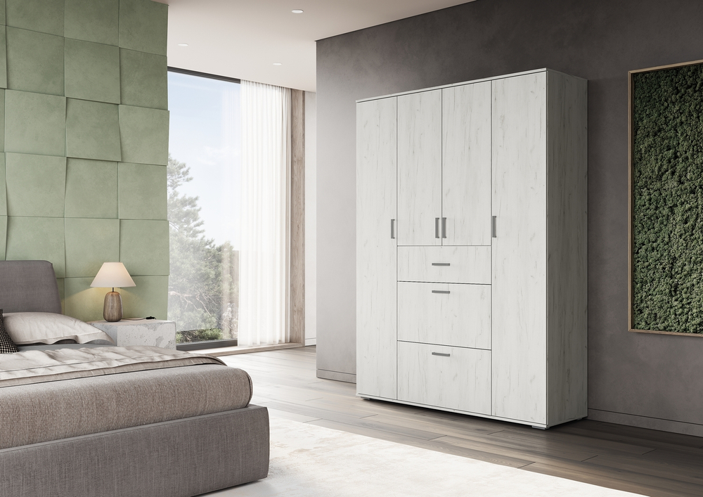 НЕЛЬСОН-3 Шкаф 4-х дверный