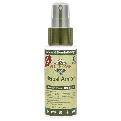 All Terrain, Herbal Armor®, натуральное средство от насекомых, 59 мл (2 жидк. унц.)