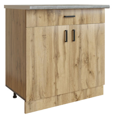 Стол разделочный 80 вотан (1 ящик) столешница бетон