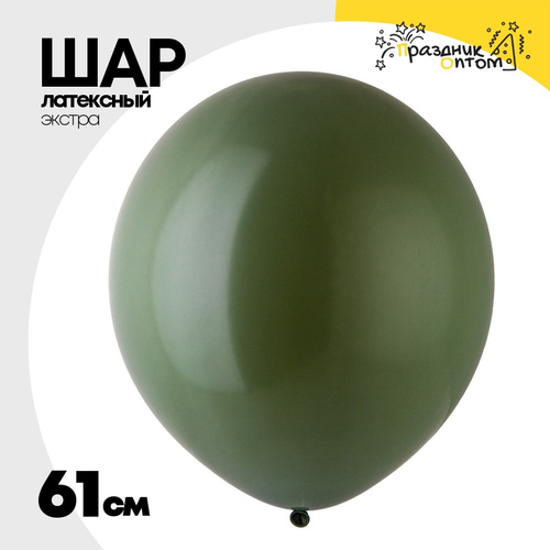 Шар латексный Экстра Пастель 61 см (Зеленый)