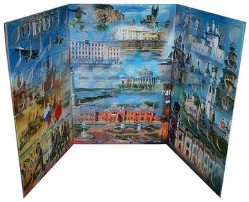 Альбом для десятирублевых биметаллических монет России 2000-2022 (2 двора)