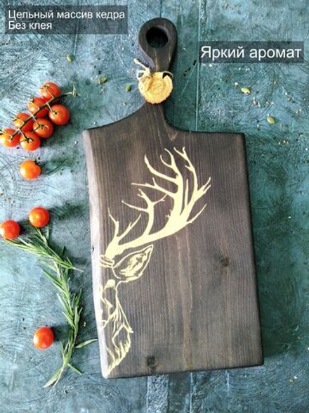 Разделочная доска из спила Сибирского кедра
