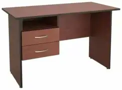 Стол компьютерный с ящиками левый 41.42 лев 1200x600x750 итальянский орех