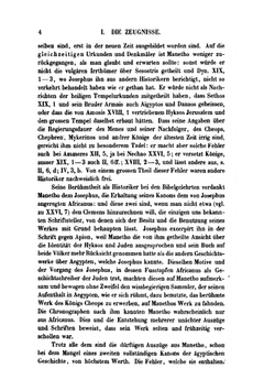 Chronologie Des Manetho | G.F. Unger