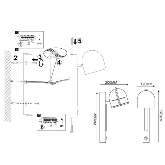 Бра Imperium Loft Vic 167373-26