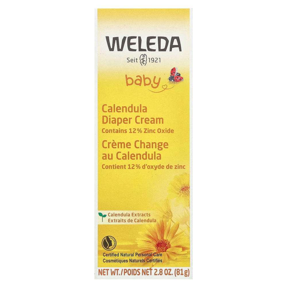 Weleda, Baby, крем для подгузников с календулой, экстракты календулы, 81 г (2,8 унции)