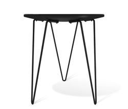 Столик журнальный SHT-CT27 (Черный муар/Черный глянец)