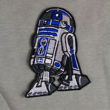 Нашивка термоаппликация на одежду и на рюкзак. R2D2 / Звездные войны
