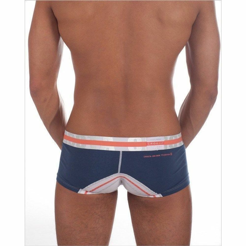 Мужские трусы боксеры темно-синие Croota Midpoint Hipster Navy CR00014