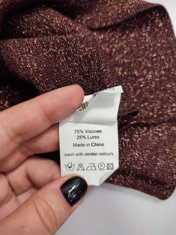 Платье Zarina коричневое 42 размер