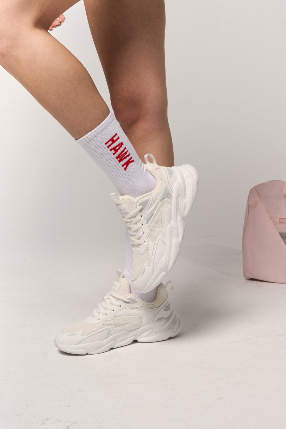 КРОССОВКИ WARRIOR SLIM (бело-бежевый)