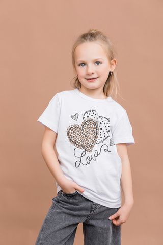 005_БК25 Футболка кор.рукав д/д, белый