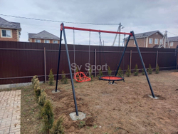 Монтаж уличных качелей Sv Sport