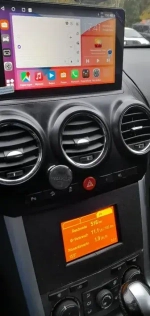 Магнитола для Opel Antara 2006-2015 (перенос БК вниз, cерая) - FarCar BX9-360-7282S монитор 9.5" 2K QLED на Android 13, 6Гб+128Гб, CarPlay, 4G SIM-слот, 4 камеры в комплекте