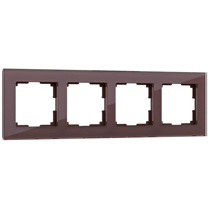 Рамка на 4 поста Werkel Favorit мокко W0041118 4690389160059