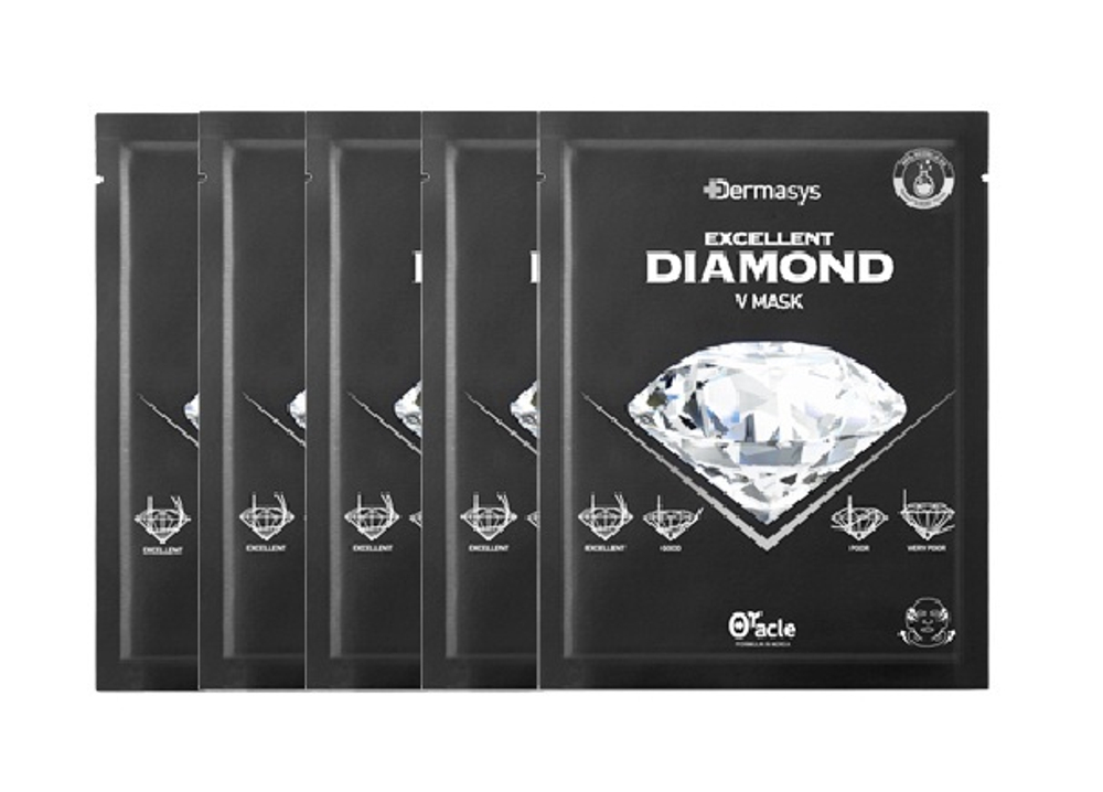 Dr Oracle DERMASYS Excellent Diamond V Mask DERMASYS Лифтинг-маска с алмазной пудрой 35 мл x 5шт