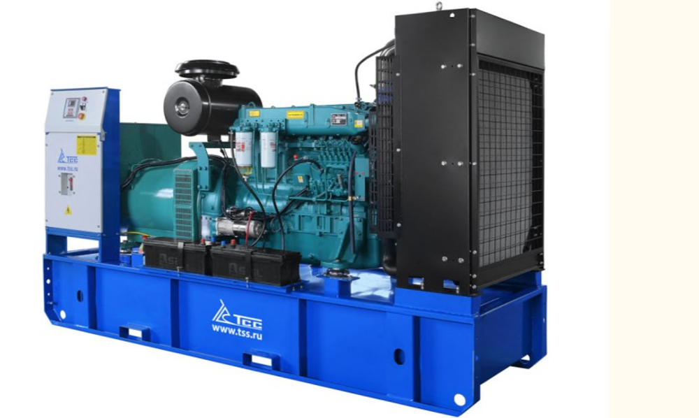 Электростанция дизельная ТСС АД-300C-T400-1PM5 ПРОФ (TTST 420TS) открытая 026185