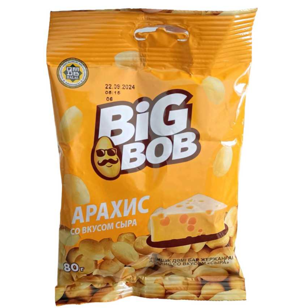 Арахис Big Bob вкус сыра 80 гр