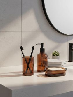 Мыльница Amber, темно-янтарная