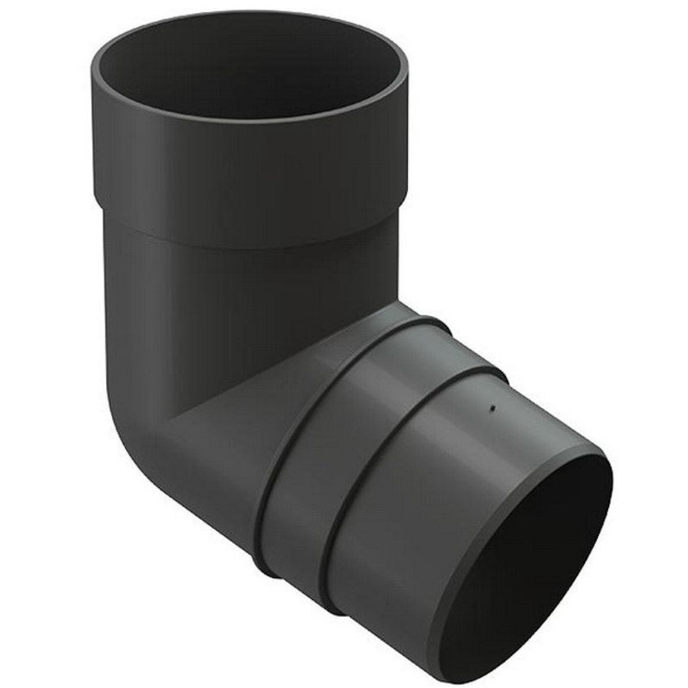 Döcke PREMIUM Колено 72˚ (Графит)