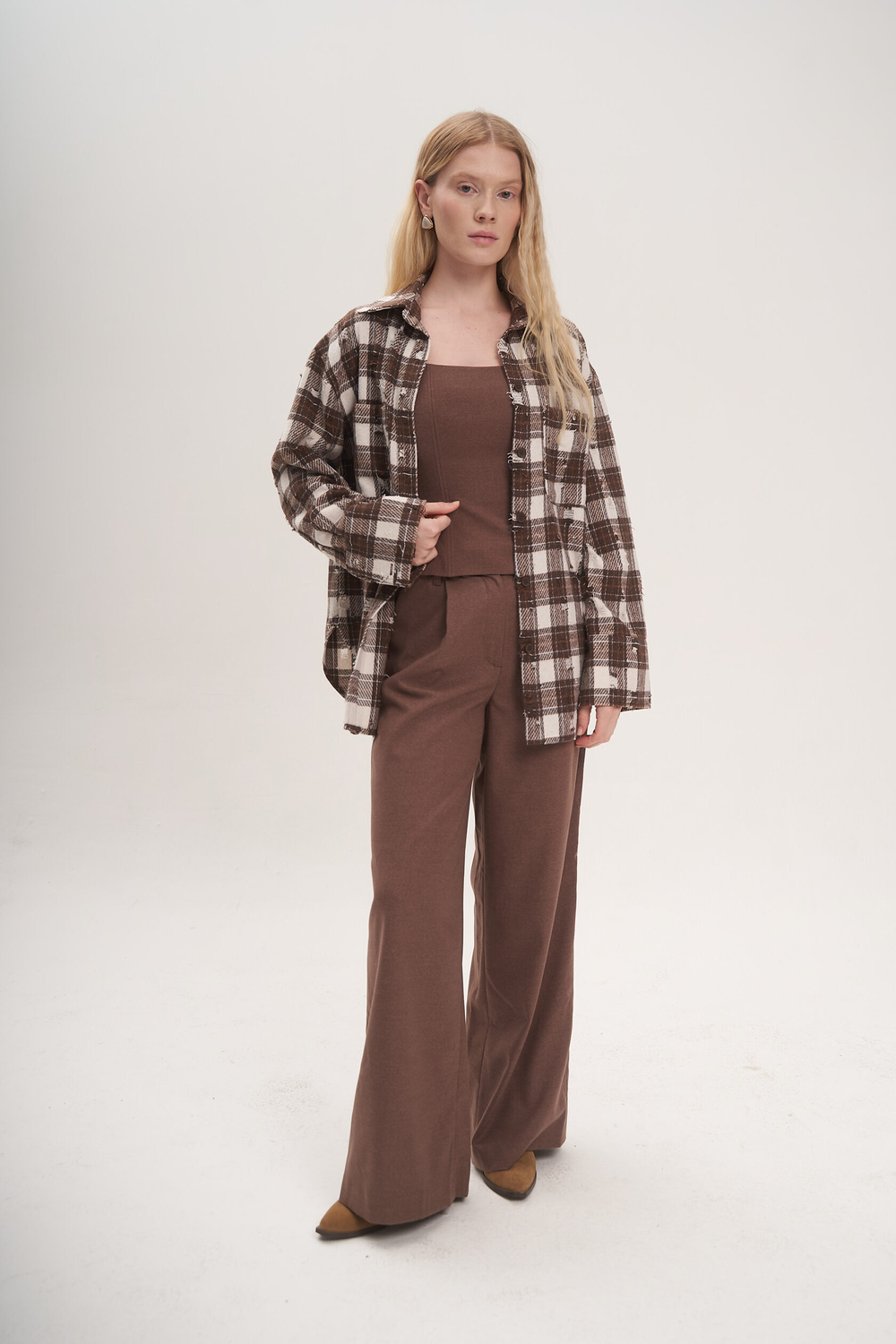 Рубашка в клетку DAN MARALEX