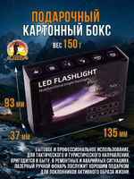 Фонарь ручной аккумуляторный Power bank Магнит диод PМ10TG,СОВ