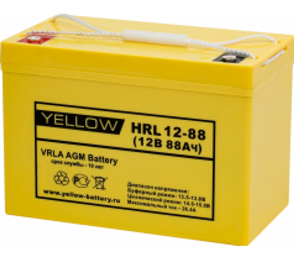 Аккумулятор YELLOW HRL 12-250