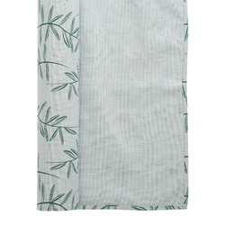 Дорожка на стол из хлопка с графичным принтом Папоротник Russian North 45х150 Tkano