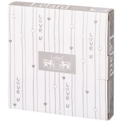 ТАРЕЛКА LEFARD "LOVE YOU" СЕРДЦЕ 20,5 СМ (КОР=40ШТ.)