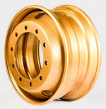 Диск 9.00/R22.5 10x335 26мм ET175 DIA281 5VH HEAVY GOLD 18мм KINGBRIDGE