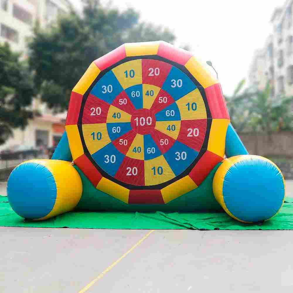 Надувной герметичный дартс «Бей без промаха», диаметр 5 м, размер 5×3×4 м