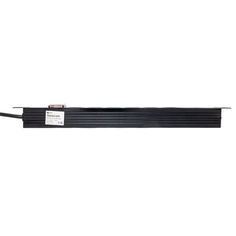 Блок розеток PDU TERACOM 19" 1U 16А/250В 6 розеток Schuko с выключателем шнур питания длиной 2 метра сечение 3x1,5 мм2 вилка Schuko корпус пластик черный