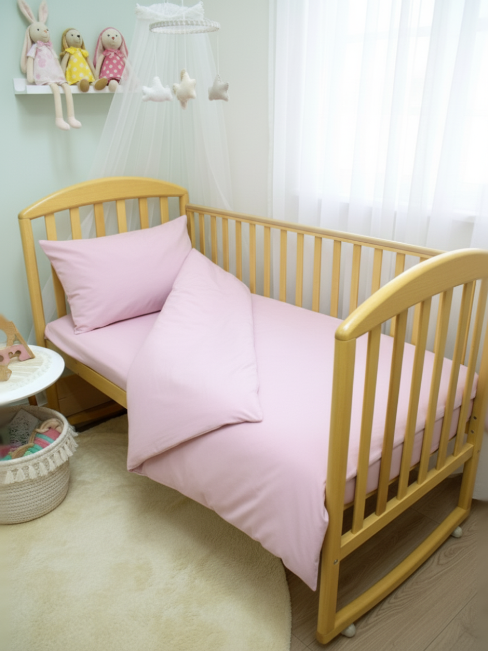 Комплект постельного белья Пыльная роза