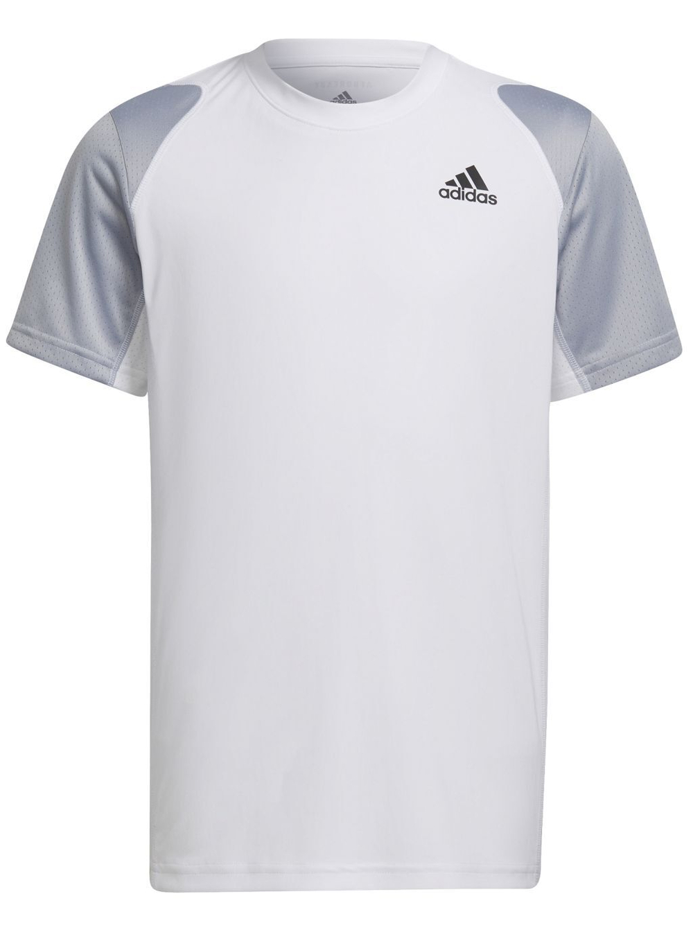 Футболка для мальчика теннисная Adidas Club Tee B - white/halsil