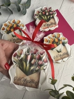 Имбирные пряники на 8 марта вкусный подарок