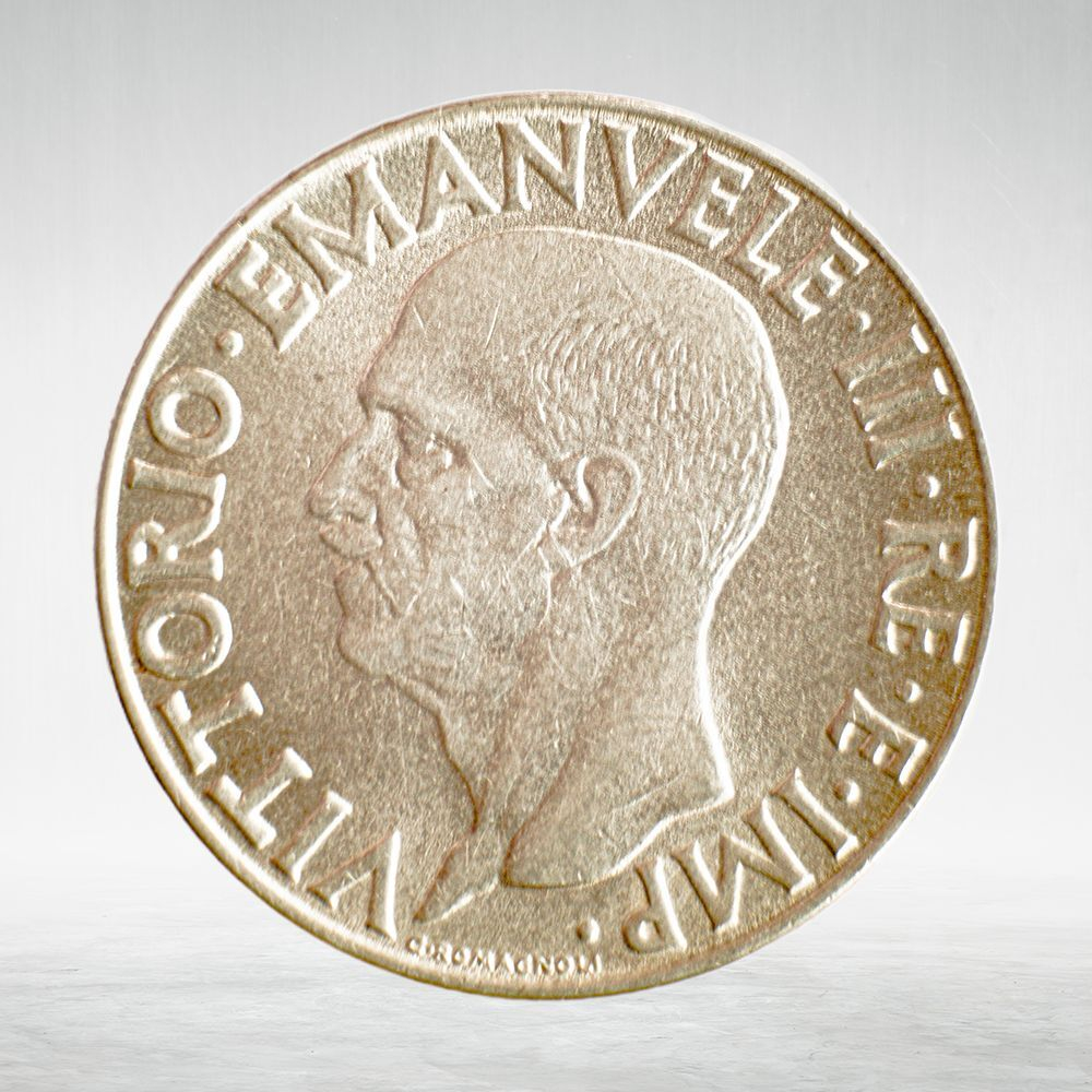 Italy 1 Lira 1940 R "Victor Emmanuel III - Eagle and Fasces", AU